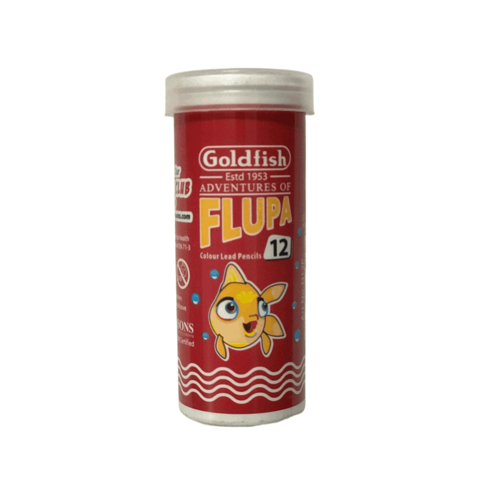 GOLDFISH PENCIL COLOR 12PC 12 Default Title - MamasJan Toys