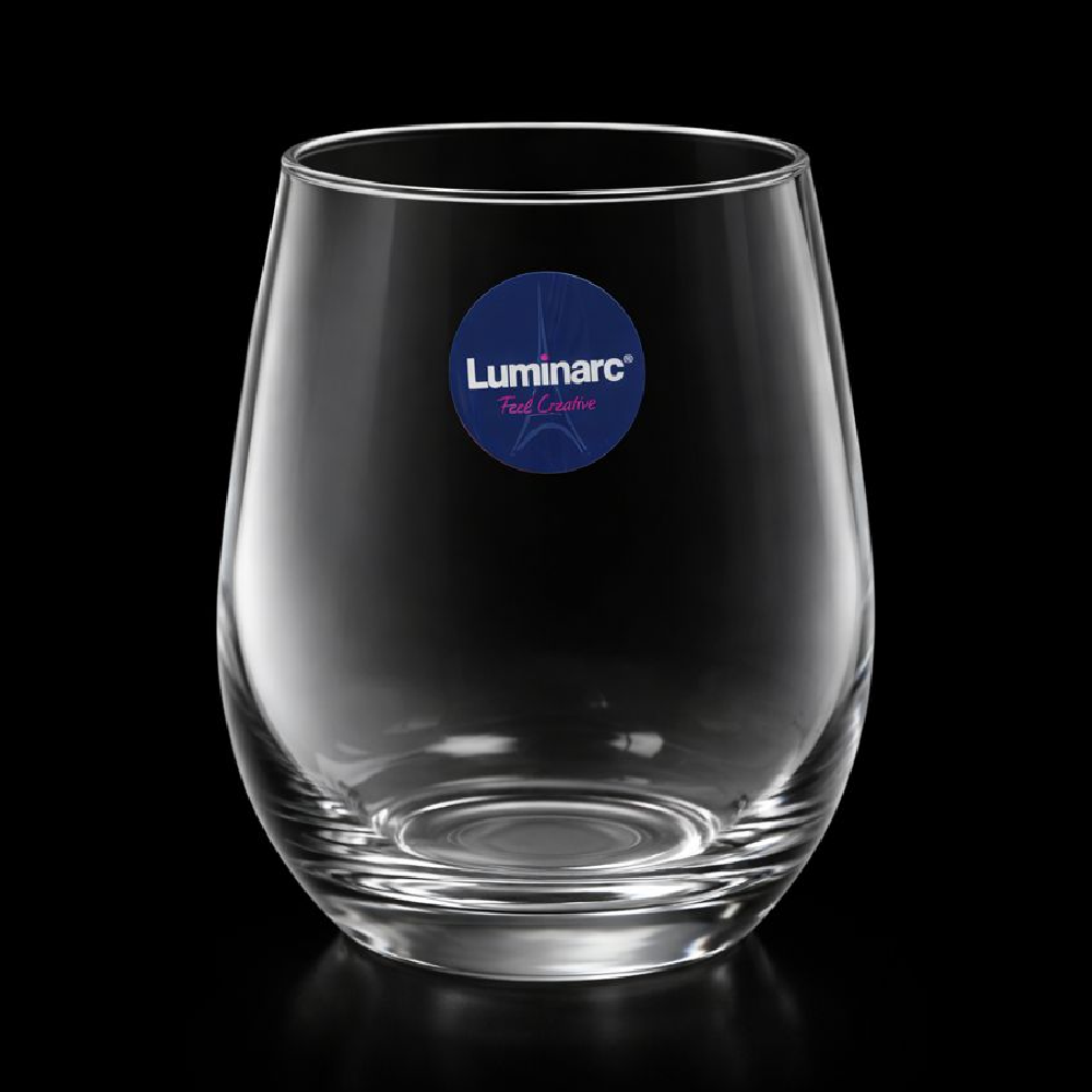 GLASS LUMINARC MAINE GREY V2959 Pack oF 6 Default Title - MamasJan Crockery