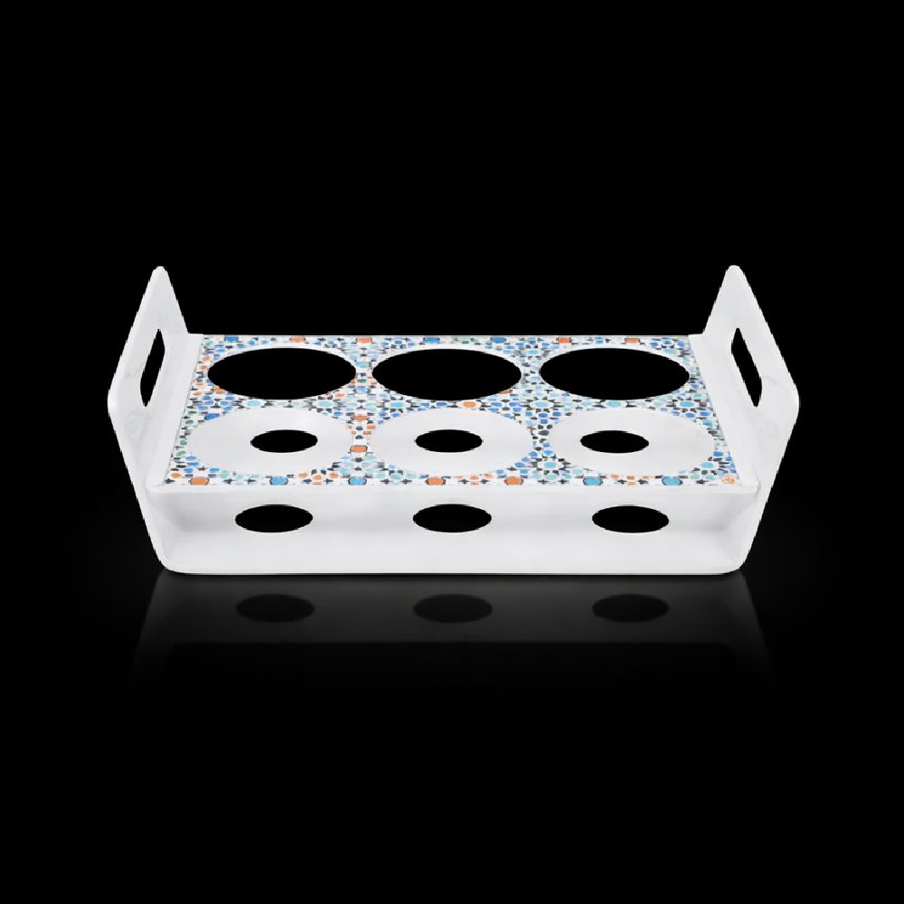 6 IN 1 GLASS HOLDER (MILKY WHITE Default Title - MamasJan Crockery