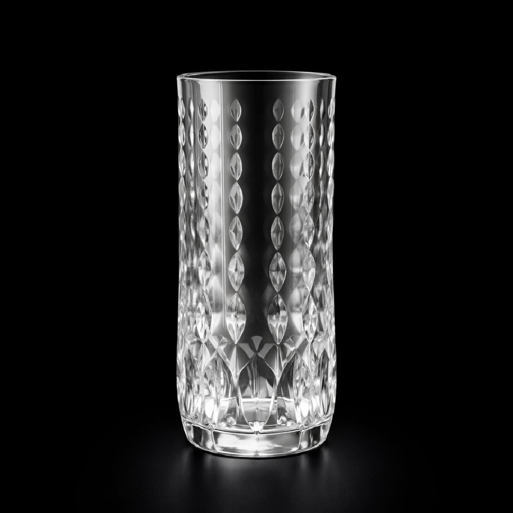 GLASS ACRYLIC WATER DROP CUT AC101 (Pack 6) Default Title - MamasJan Crockery
