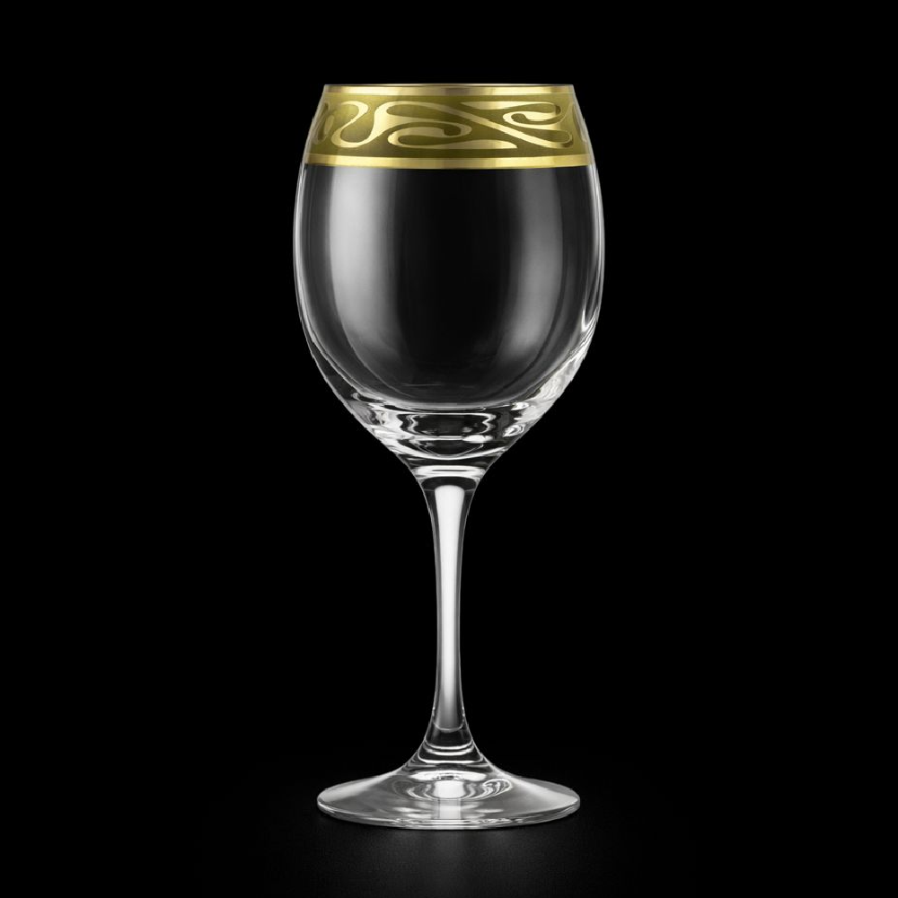 GLASS PSB IMPERIAL HAND CUT GOLD 44272-HGC04 (Pack 6) Default Title - MamasJan Crockery