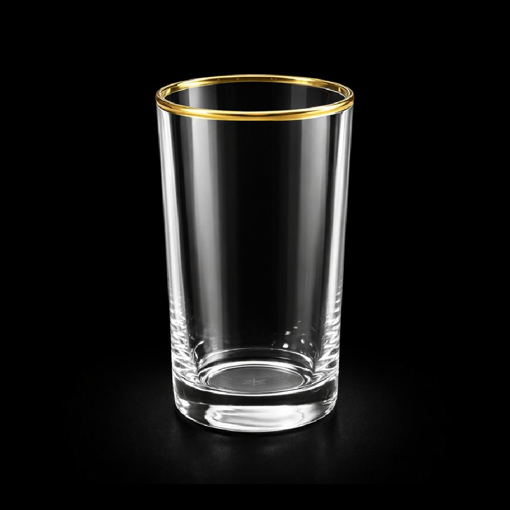 GLASS PSB ICONIC GOLD 420805-438 (Pack 6) Default Title - MamasJan Crockery