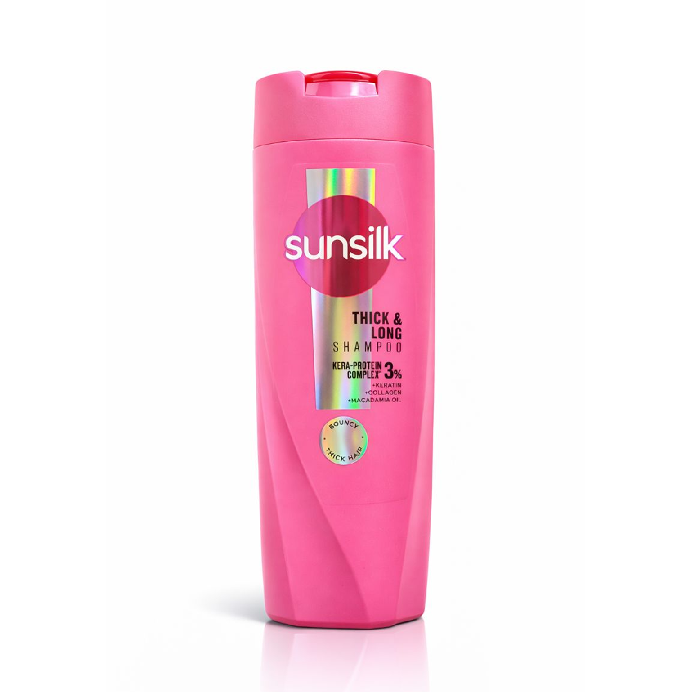 SUNSILK SHAMPOO KERATIN YOGHURT THICK & LONG 185 ML Default Title - MamasJan Grocery Nonfood