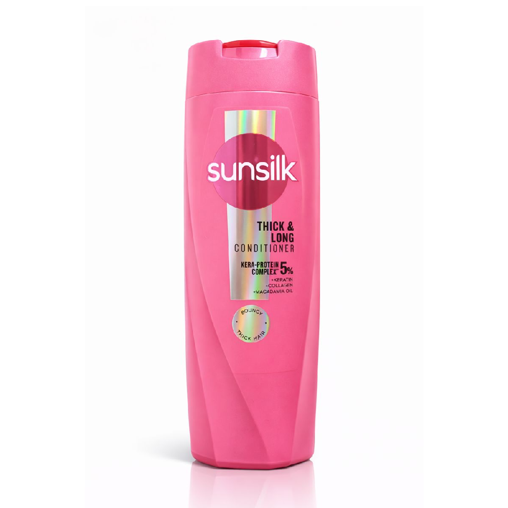 SUNSILK CONDITIONER THICK AND LONG 180 ML Default Title - MamasJan Grocery Nonfood