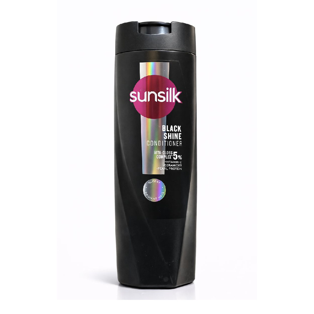 SUNSILK CONDITIONER BLACK SHINE 180 ML Default Title - MamasJan Grocery Nonfood