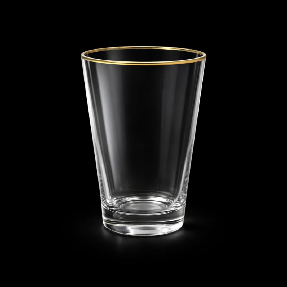 GLASS OCEAN STUDIO HI-BALL GOLDEN 16115 (Pack 6) Default Title - MamasJan Crockery