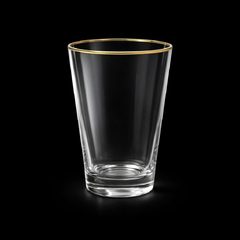 GLASS OCEAN STUDIO HI-BALL GOLDEN 16115 (Pack 6) Default Title - MamasJan Crockery