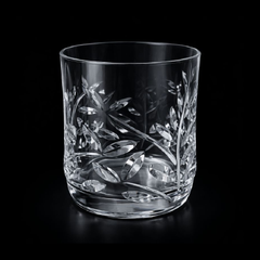 GLASS ACRYLIC LEAVES CUT AC106 (Pack 6) Default Title - MamasJan Crockery