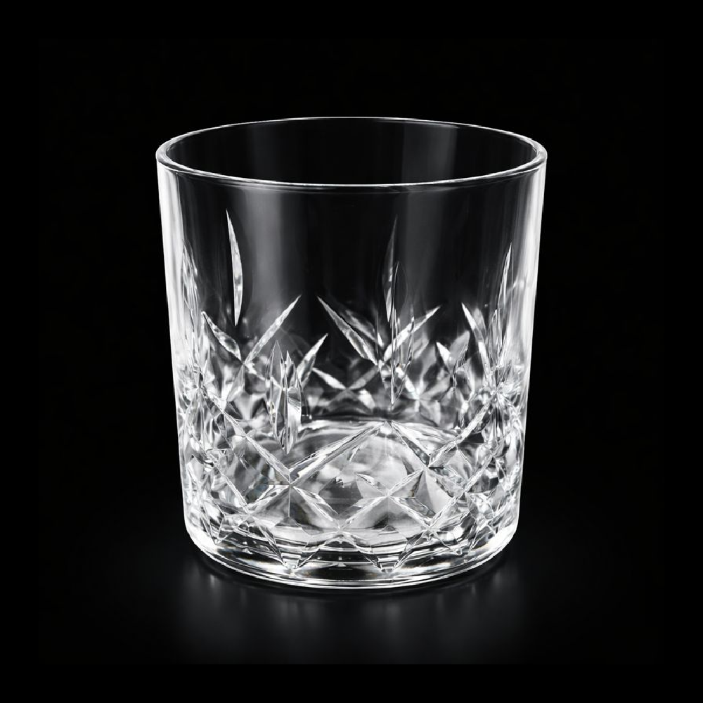 GLASS ACRYLIC DIAMOND CUT AC107 (Pack 6) Default Title - MamasJan Crockery