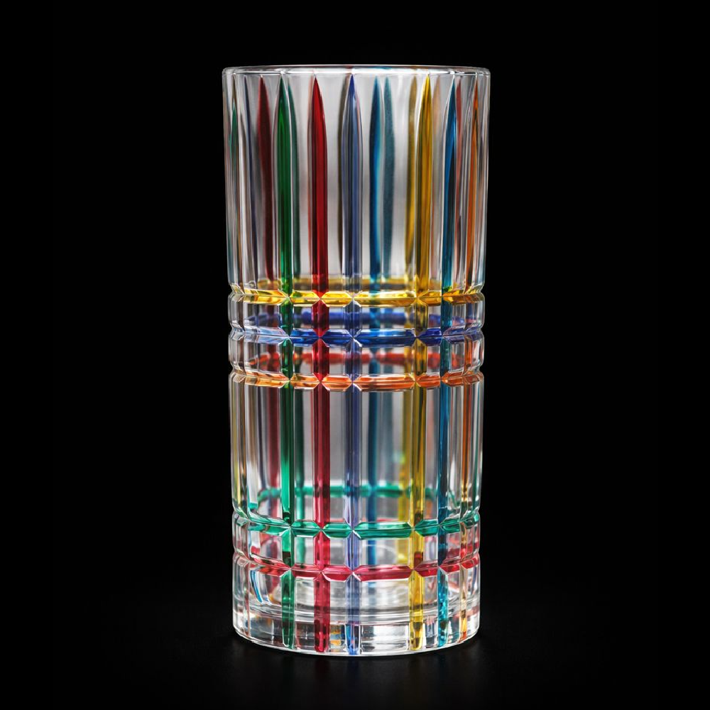 GLASS HONGLI IR MULTI C814D (Pack 6) Default Title - MamasJan Crockery