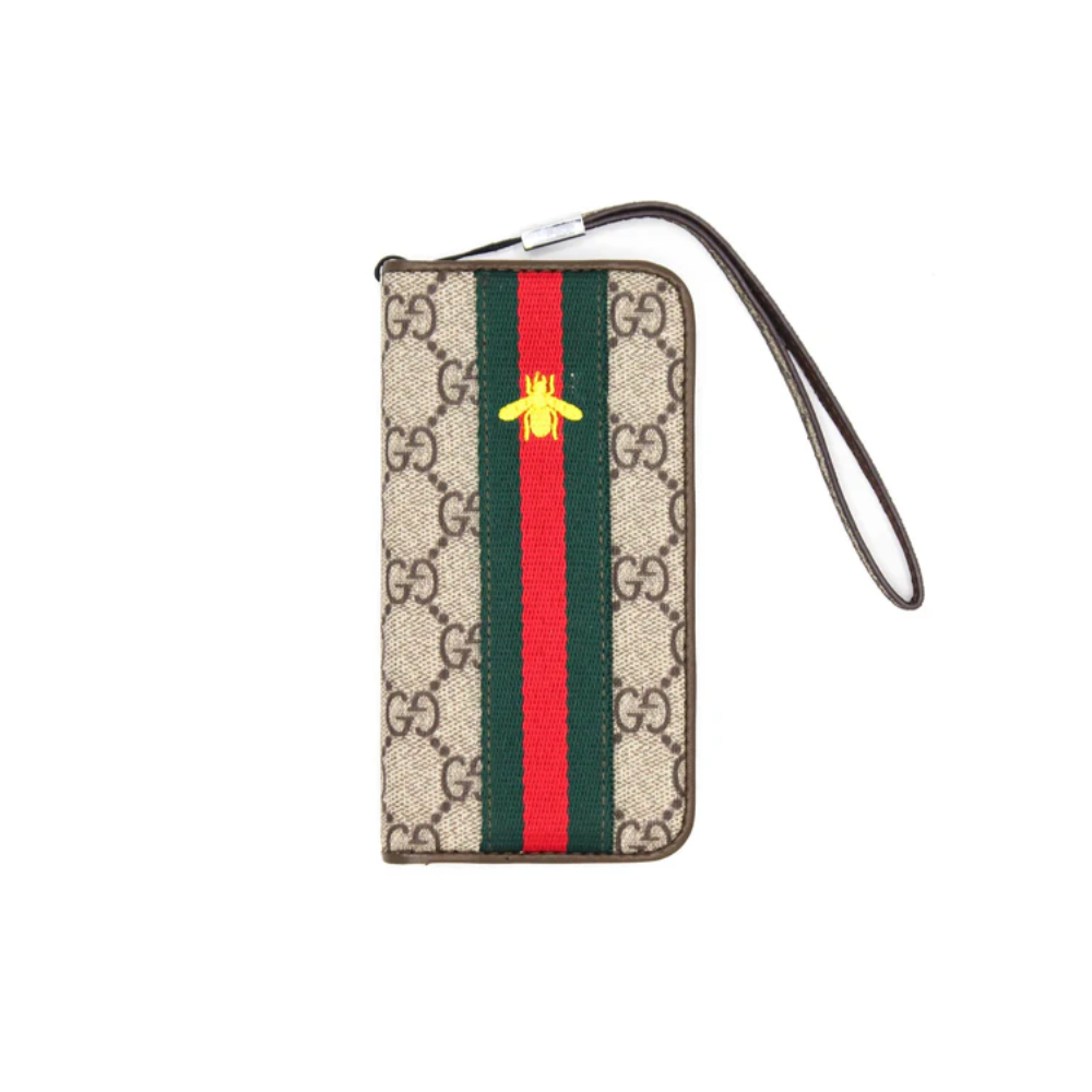 Gucci Book Cover Garry/Brown / iPhone 12 Pro Max - MamasJan Cases & Covers