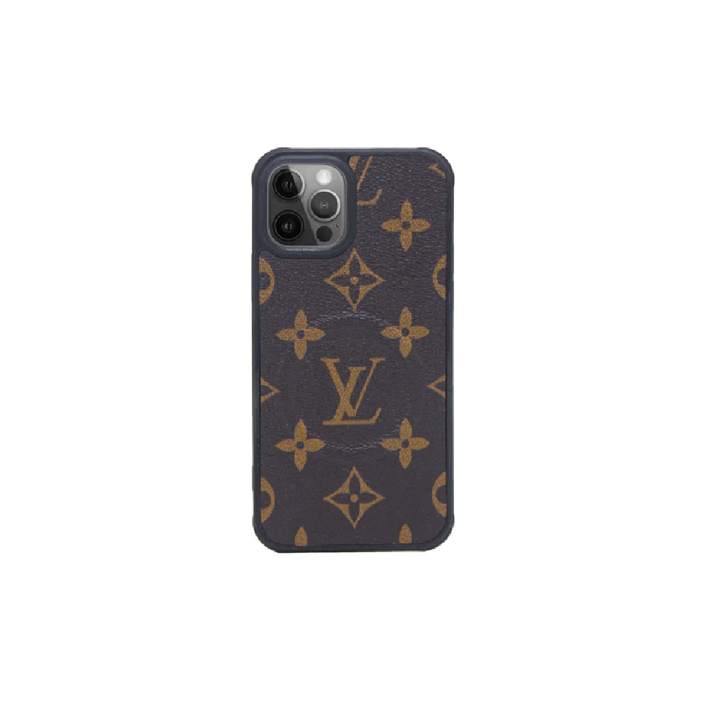 LV silicon case with MagSafe For iPhone Golden Brown / iPhone 12 Pro Max - MamasJan Cases & Covers