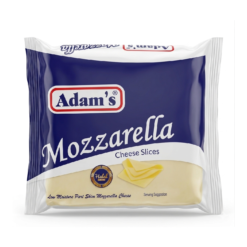 ADAMS SINGLES MOZZARELLA 10 SLICES CHEESE 200GM Default Title - MamasJan Grocery
