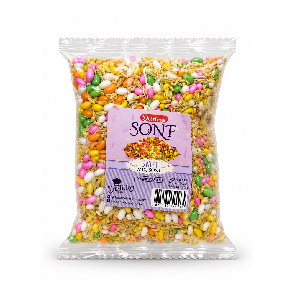 AUK FOODS SWEET SONF MIX POUCH 200 GM Default Title - MamasJan Grocery