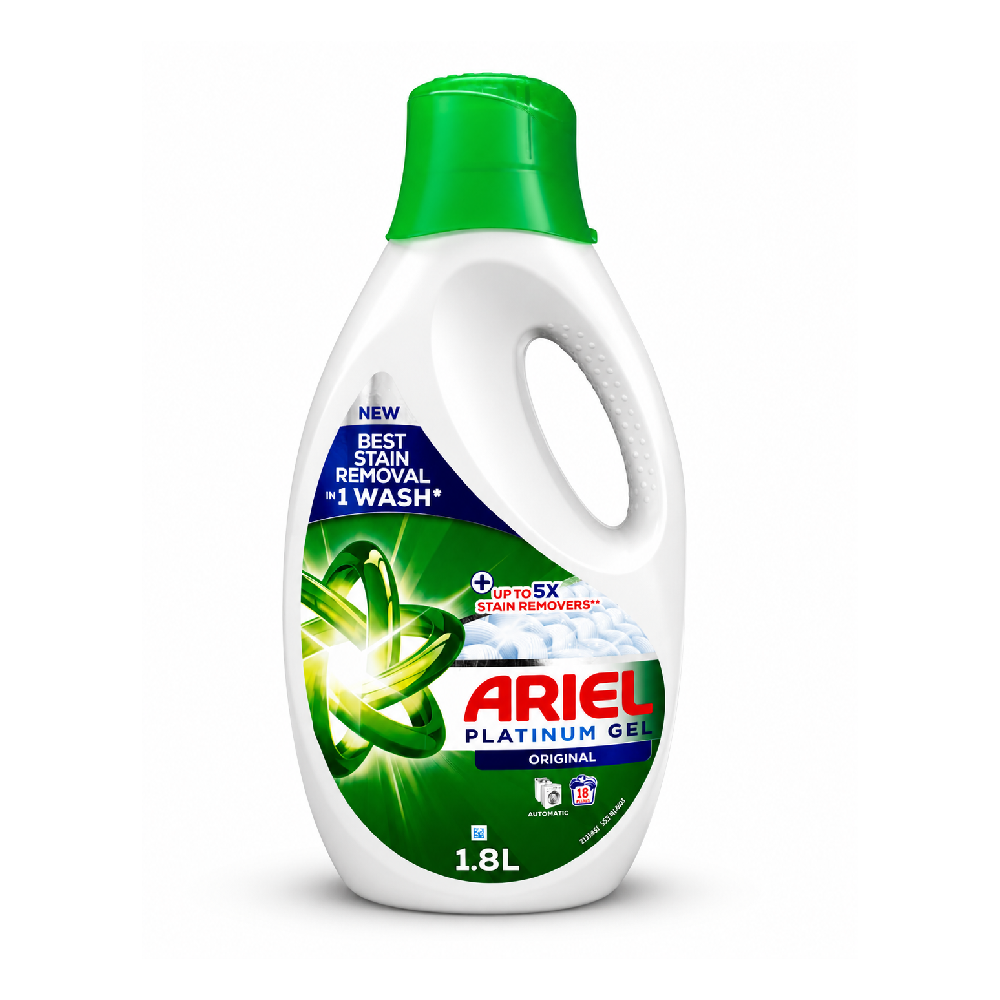 ARIEL WASHING LIQUID GEL POWER GEL 1.8 LTR Default Title - MamasJan Grocery Nonfood