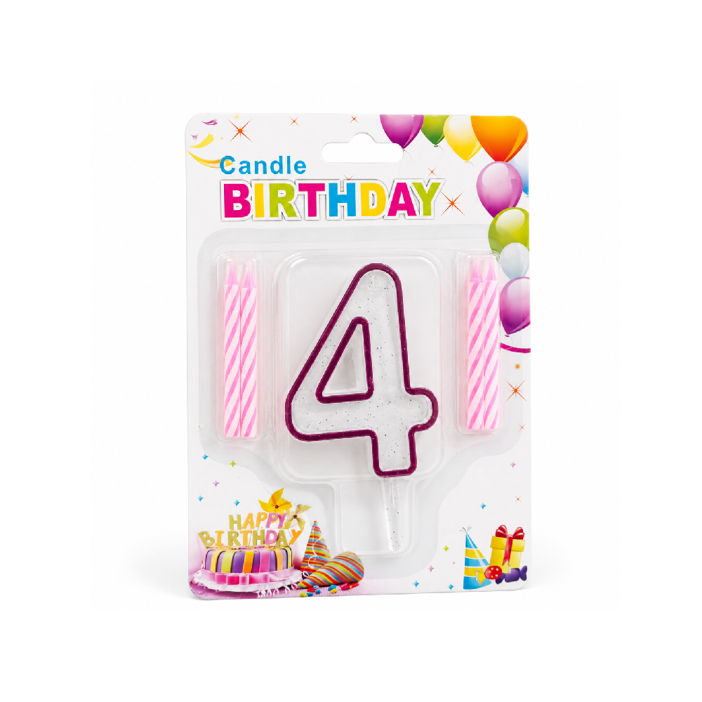 CLASSY BIRTHDAY CANDLE 1 TO 10 Default Title - MamasJan Grocery Non Foods