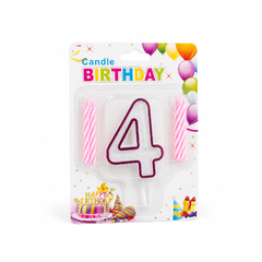 CLASSY BIRTHDAY CANDLE 1 TO 10 Default Title - MamasJan Grocery Non Foods