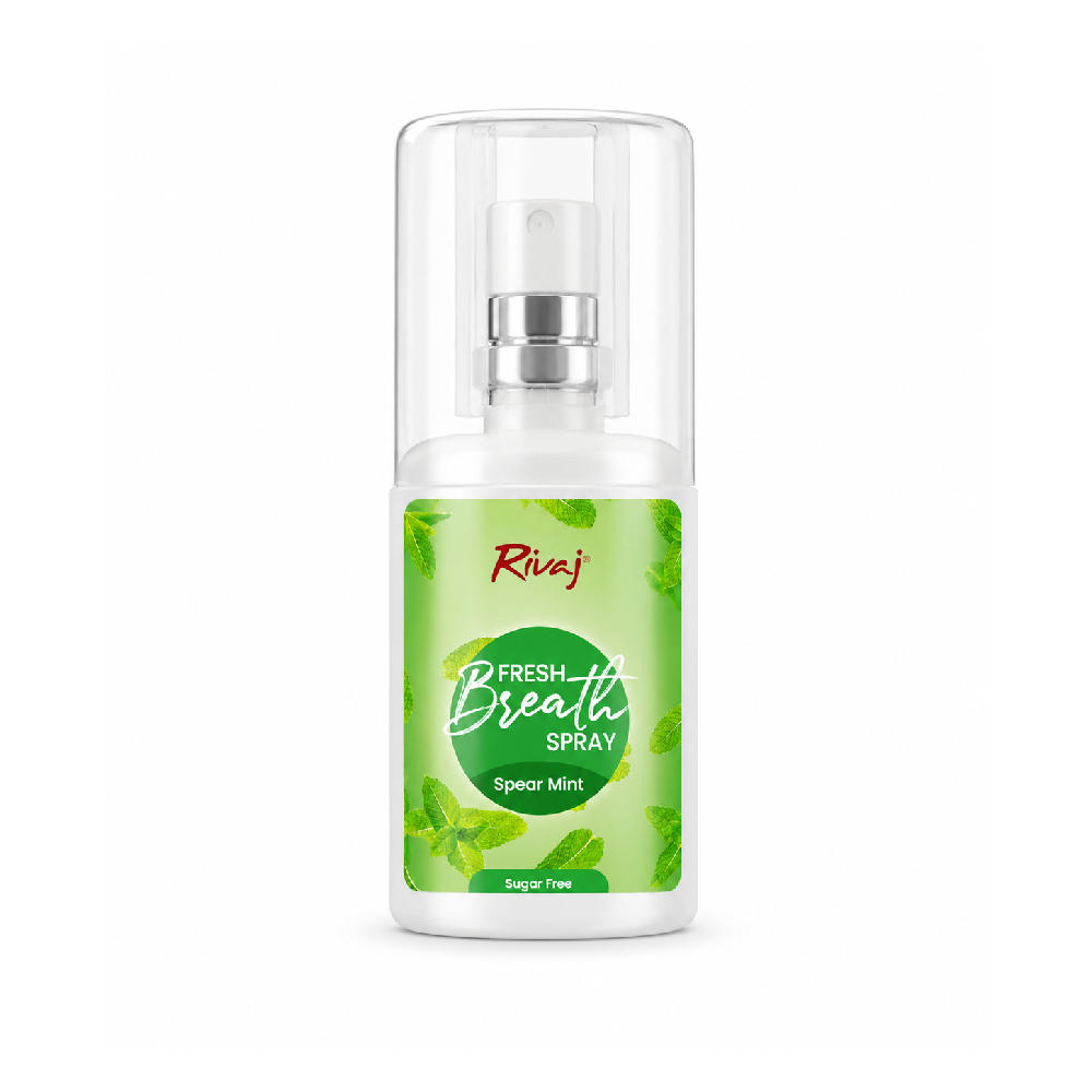 RIVAJ SWEET BREATH SPRAY SPEAR MINT 20 ML PC Default Title - MamasJan Grocery Nonfood