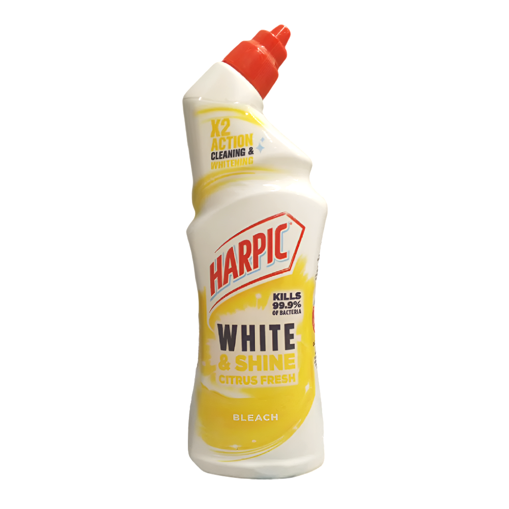 HARPIC BLEACH WHITE AND SHINE CITRUS FRESH 750 ML Default Title - MamasJan Grocery Nonfood