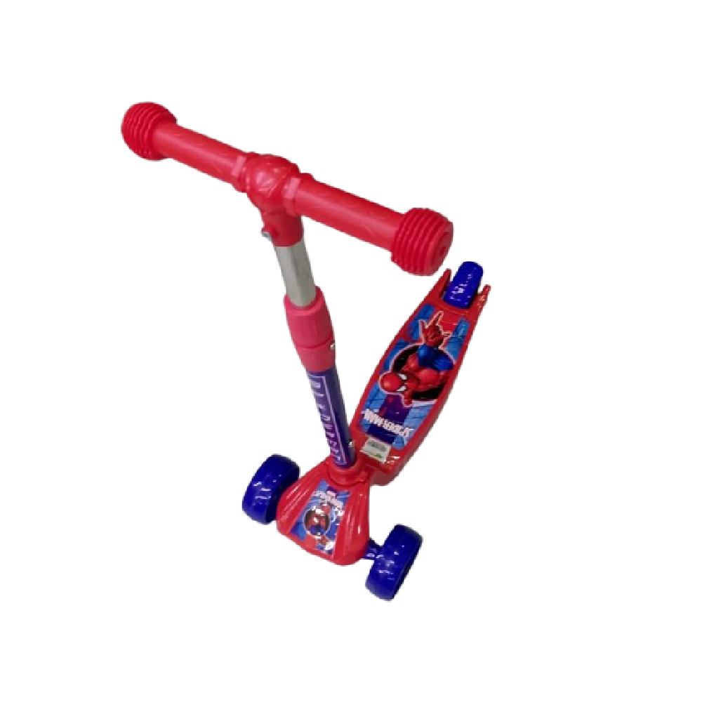 KIDS SCOOTY 3WHEEL SPIDERMAN 8904 Default Title - MamasJan Toys