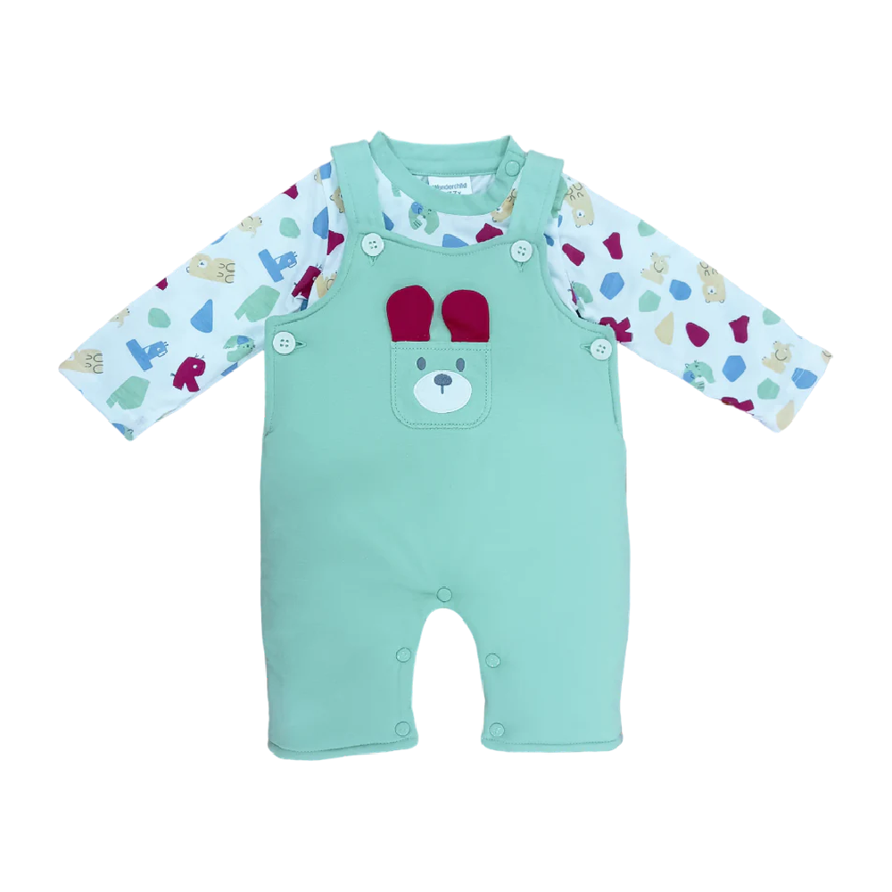 BOYS L/S QUILTED ROMPER MZW-24 0-3M 241-004 Default Title - MamasJan KidsWear