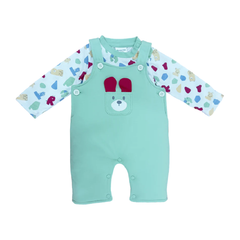 BOYS L/S QUILTED ROMPER MZW-24 0-3M 241-004 Default Title - MamasJan KidsWear