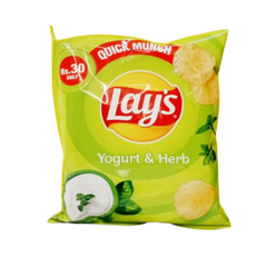 LAYS YOGURT & HERB CHIPS 21 GM Default Title - MamasJan Grocery