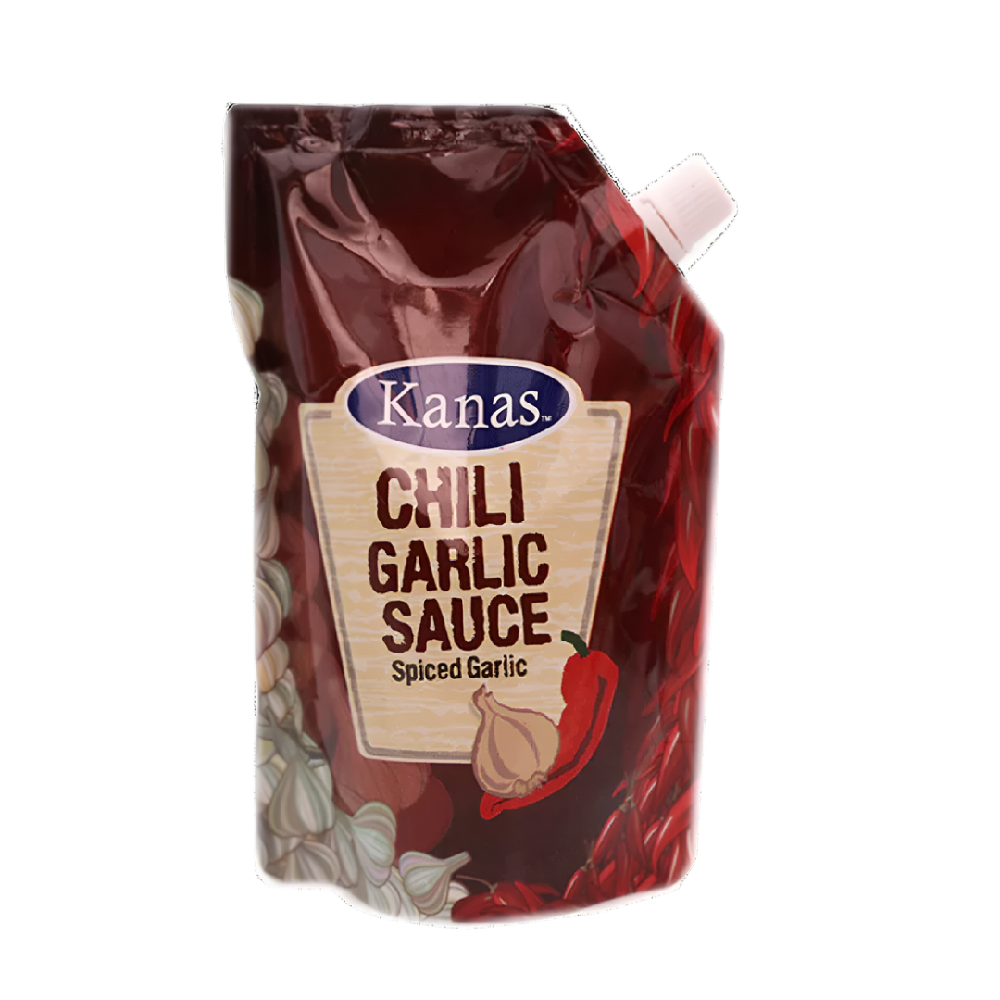 KANAS CHILLI GARLIC SAUCE SPICED POUCH 800 GM Default Title - MamasJan Grocery