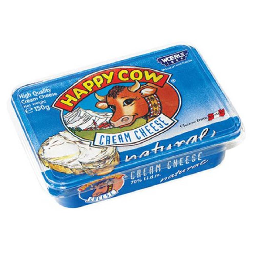 HAPPY COW CREAM CHEESE NATURAL 150 GM Default Title - MamasJan Grocery