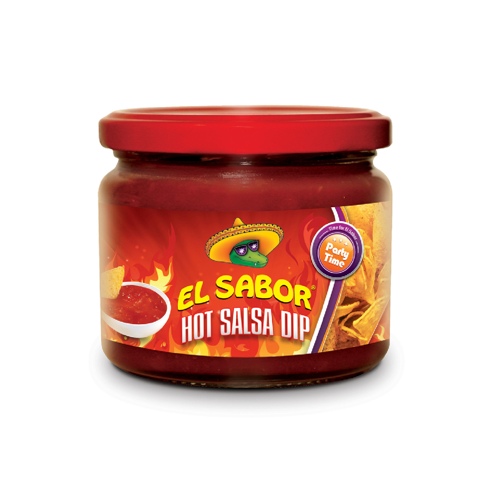 EL SABOR SAUCE HOT SALSA DIP 300 GM Default Title - MamasJan Grocery