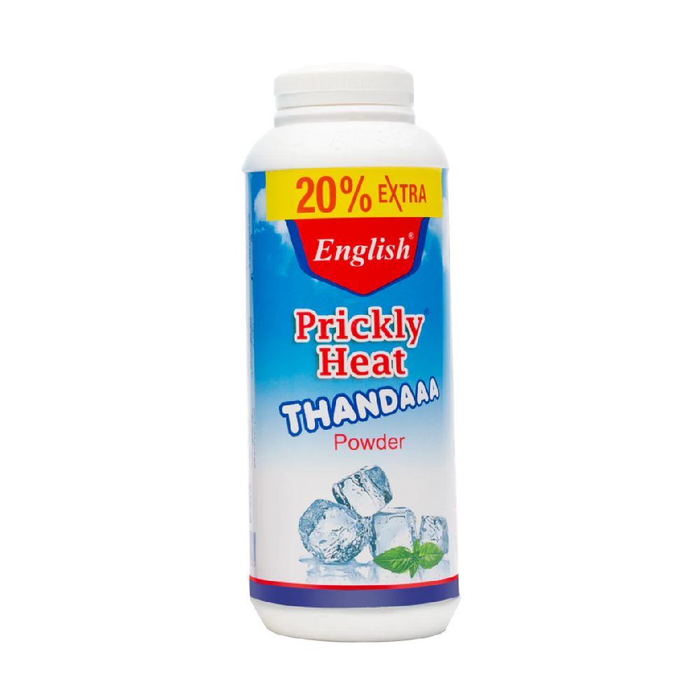 ENGLISH PRICKLY HEAT POWDER THANDAAA 110 GM Default Title - MamasJan Grocery