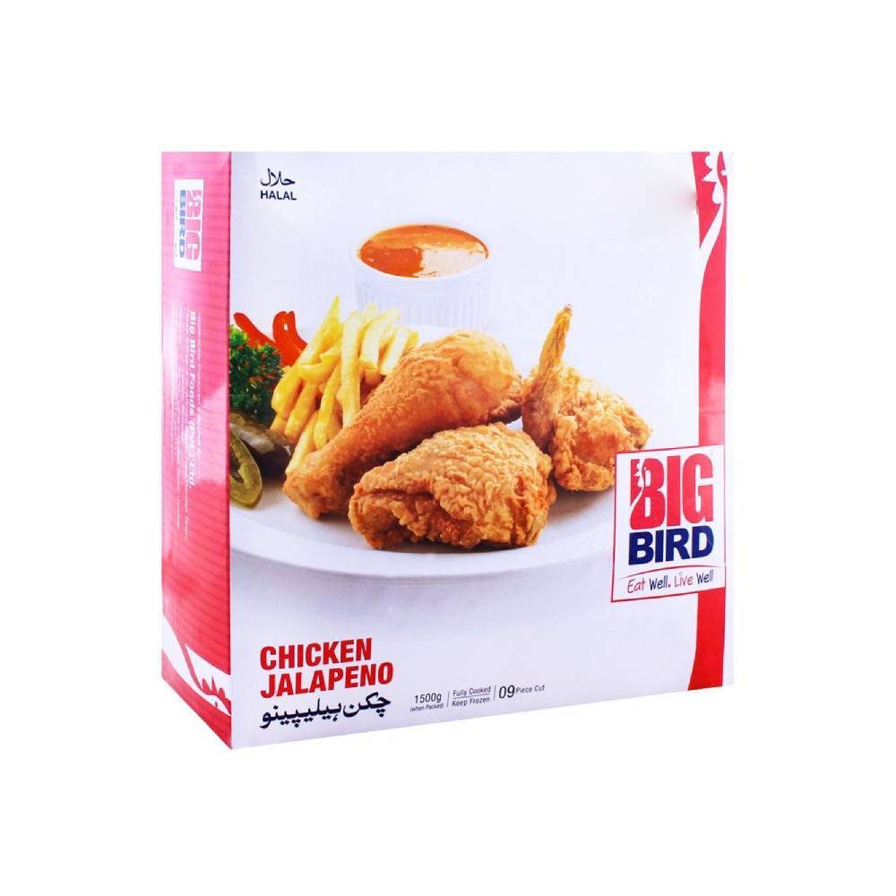 BIG BIRD CHICKEN JALAPENO LARGE 1.3 KG Default Title - MamasJan Grocery