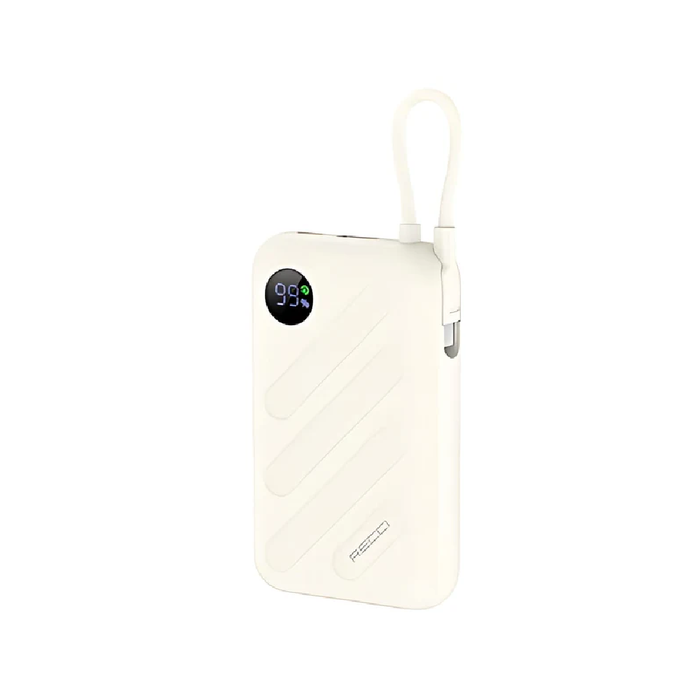 RECCI Fast Charging Power Bank Cruise Series PD 30W 10000mah White - MamasJan Chargers & Adapters