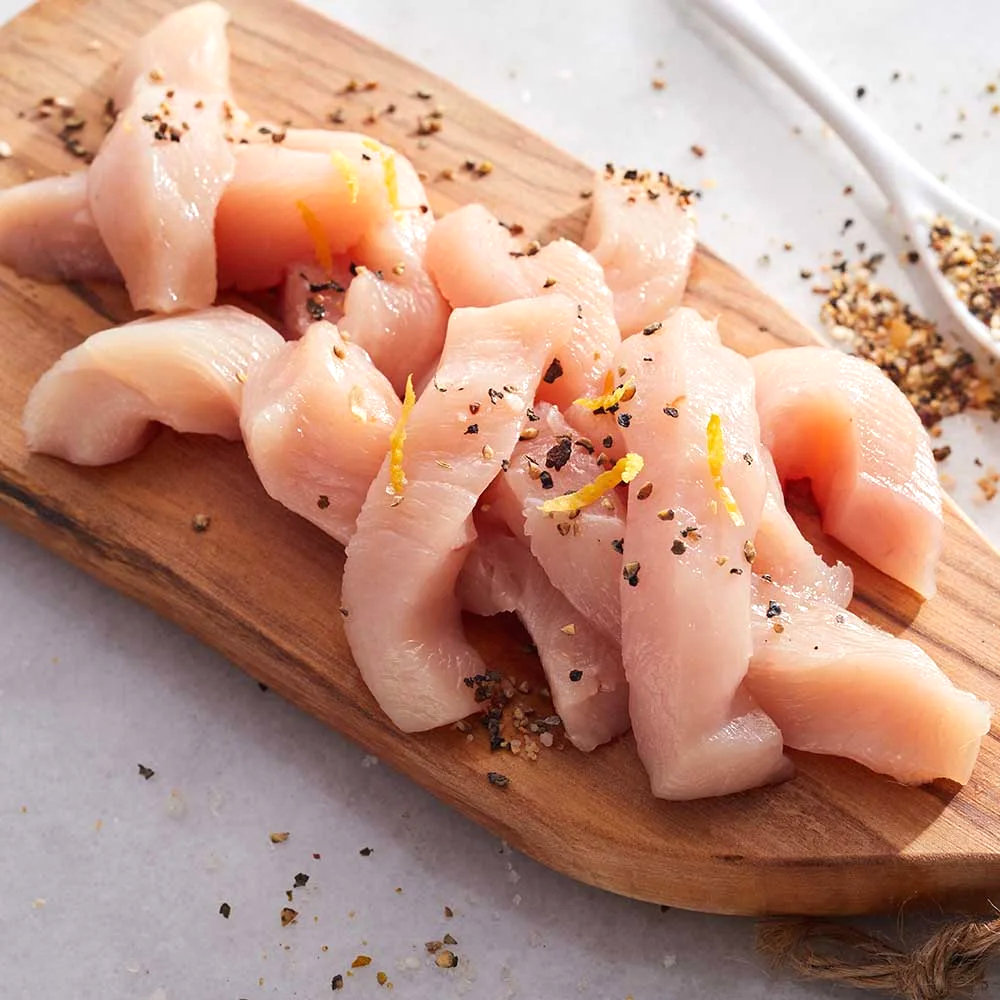 Chicken Thigh Boneless Strips (Lahore Only) 500 GM - MamasJan Grocery