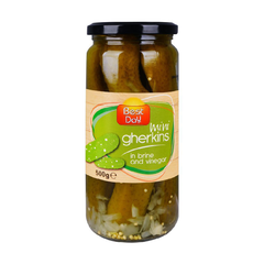 BEST DAY MINI GHERKINS IN BRINE AND VINEGAR 500 GM Default Title - MamasJan Grocery