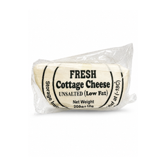 HALAL LOW FAT COTTAGE CHEESE UNSALTED 200 GM Default Title - MamasJan Grocery