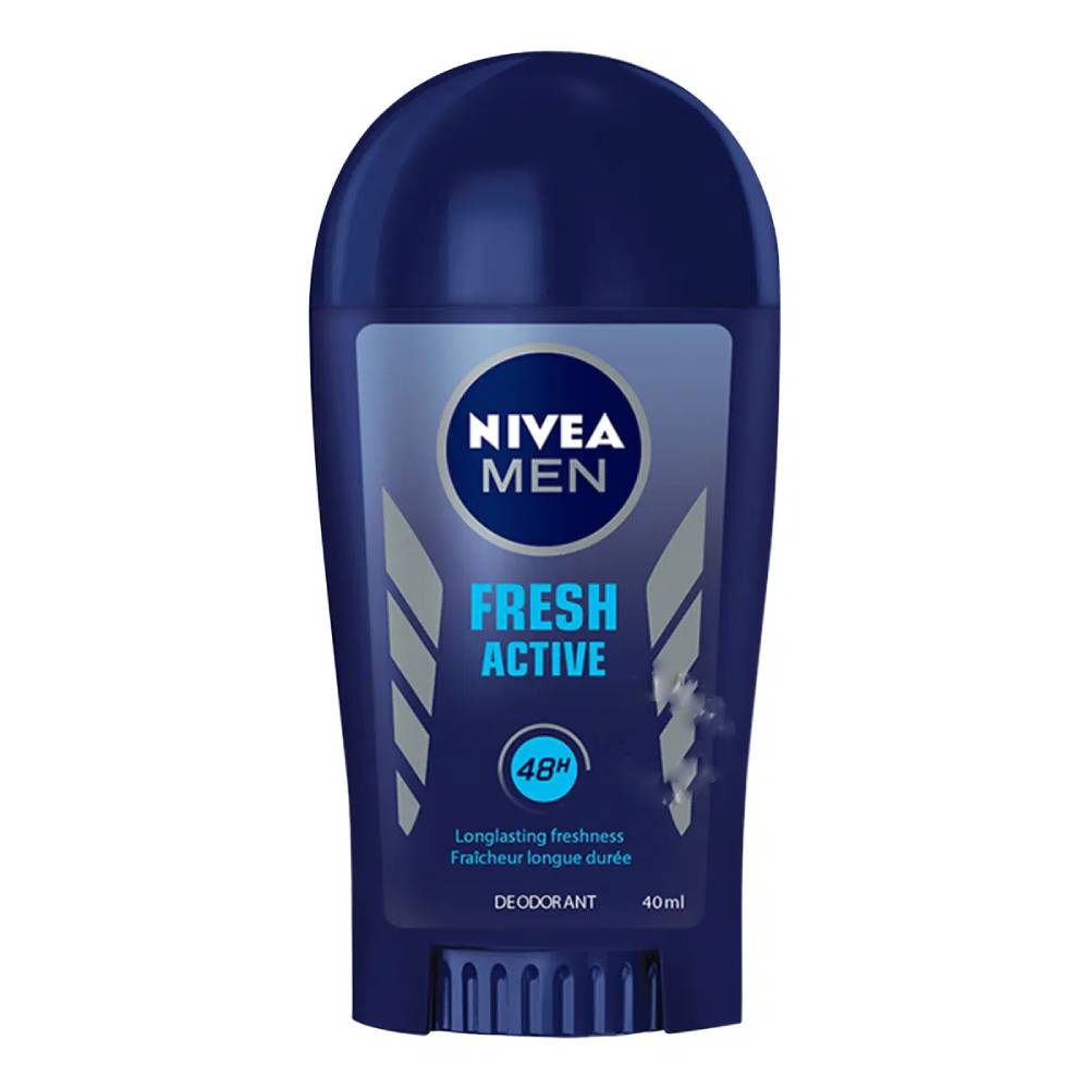 NIVEA DEODORANT STICK FRESH ACTIVE FOR MEN 40 ML Default Title - MamasJan Grocery Nonfood