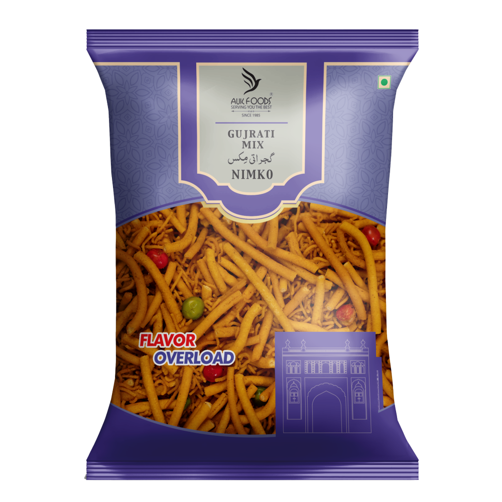 AUK FOOD NIMKO GUJRATI MIX 250 GM Default Title - MamasJan Grocery