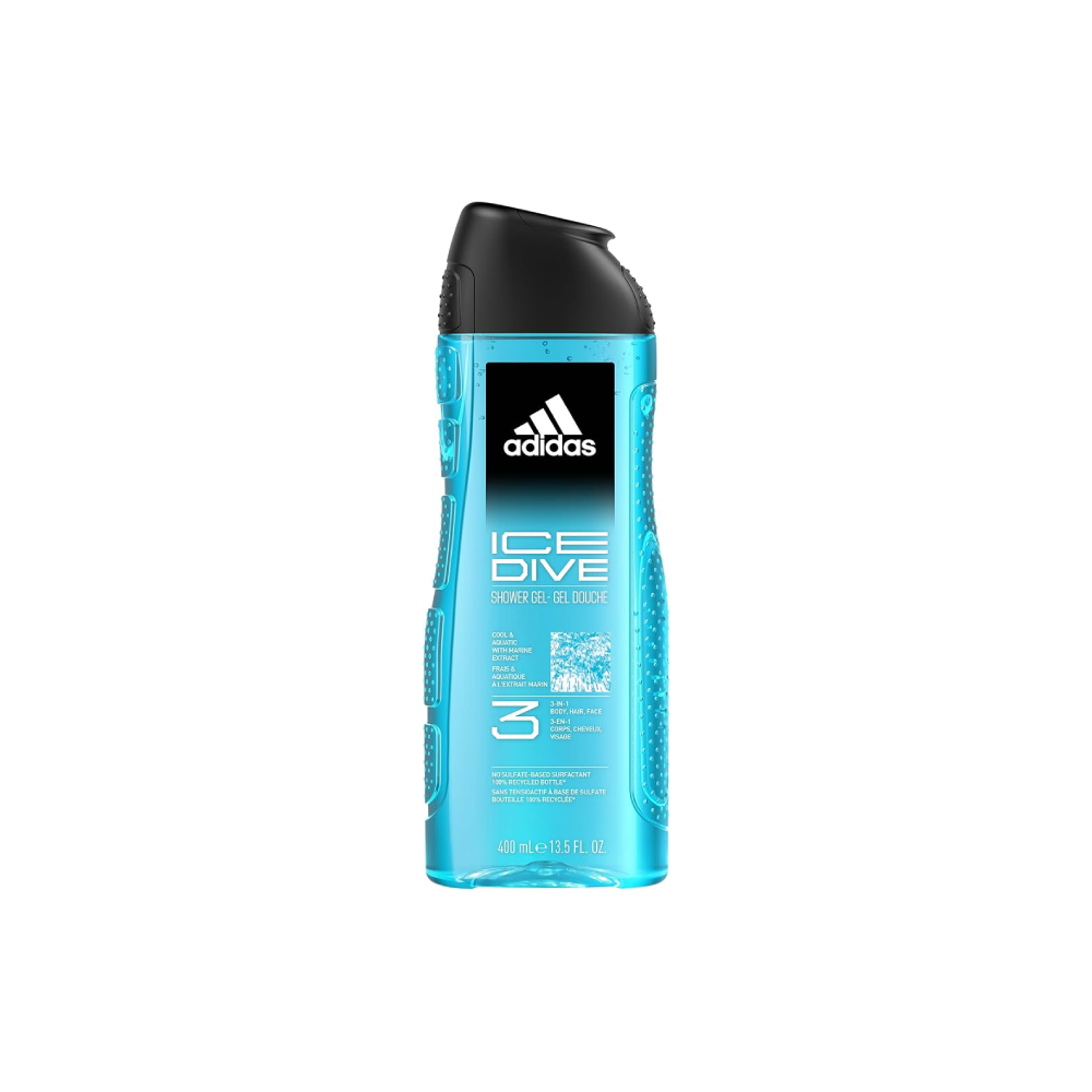 ADIDAS SHOWER GEL ICE DIVE 400 ML BASIC Default Title - MamasJan Grocery Nonfood