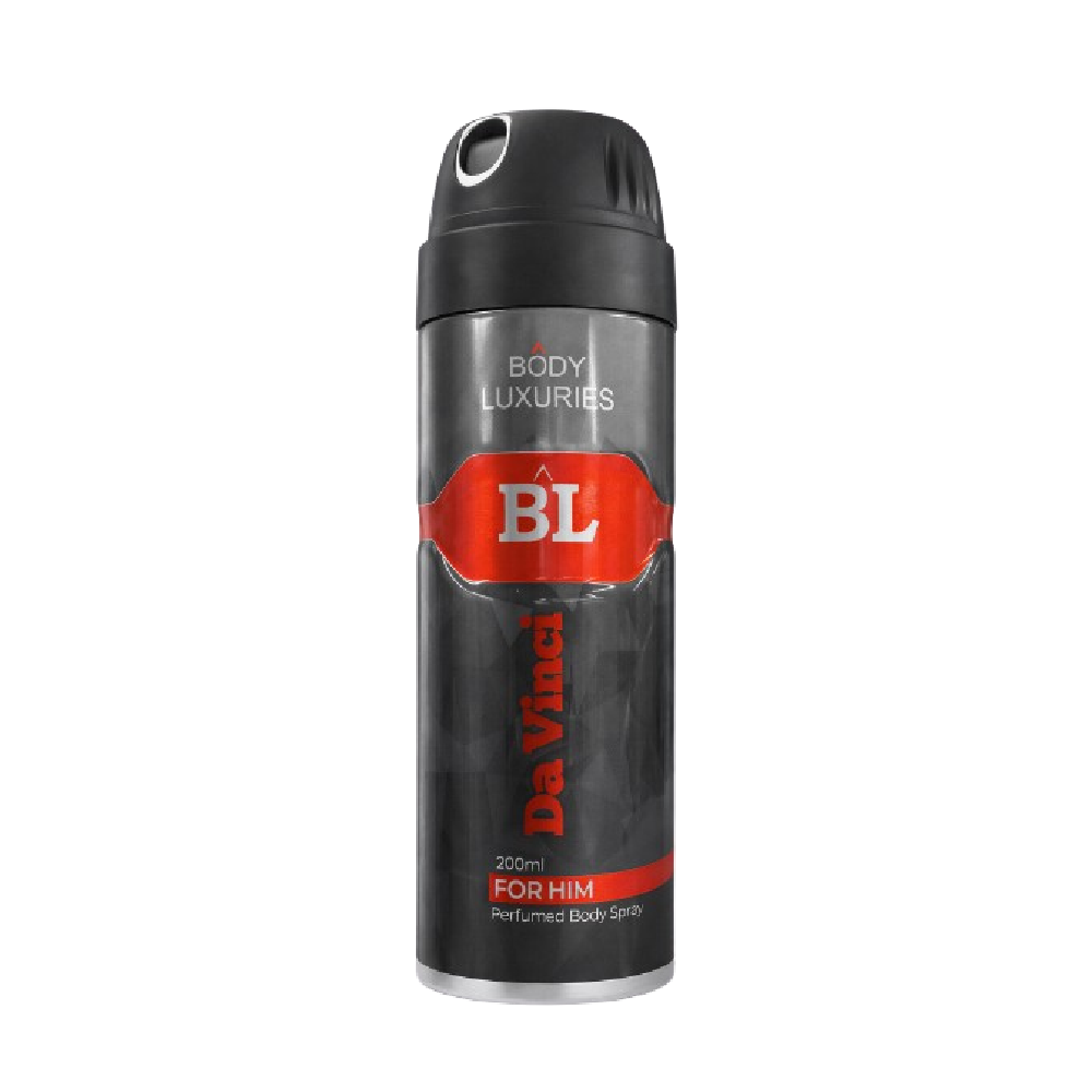 BODY LUXURIES DEODORANT DA VINCI MEN 200 ML Default Title - MamasJan Grocery Nonfood