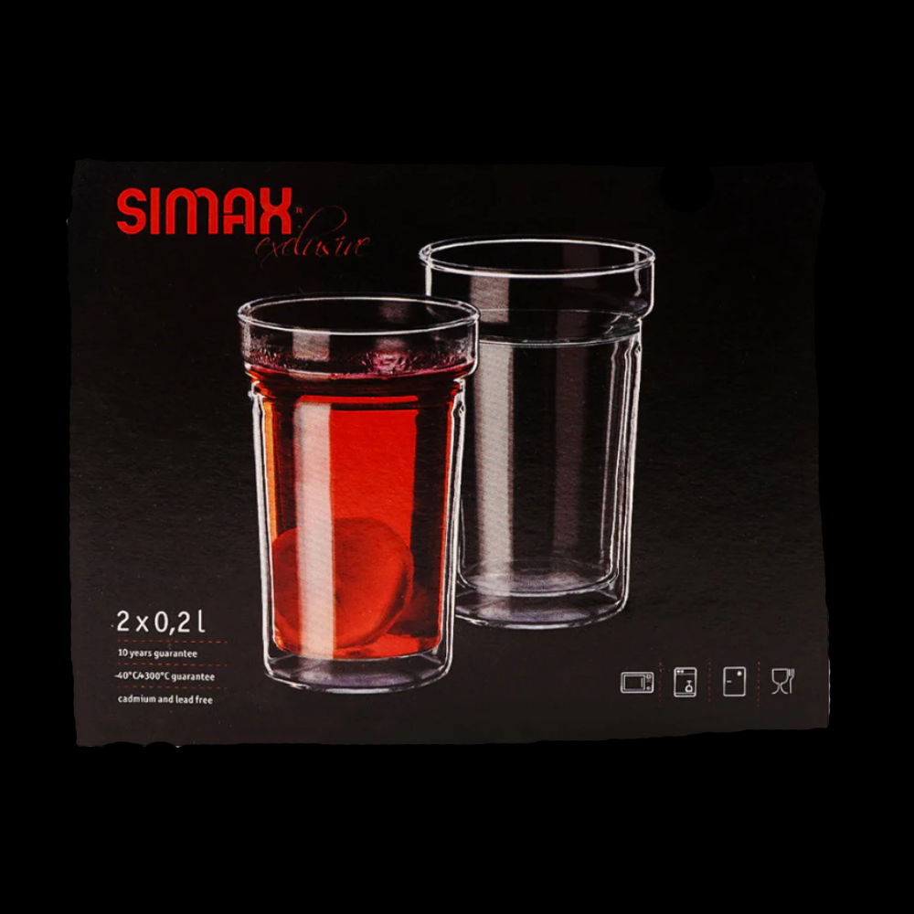 GLASS DUAL SIMAX 0.2LTR 2182/2 (Pack 6) Default Title - MamasJan Crockery