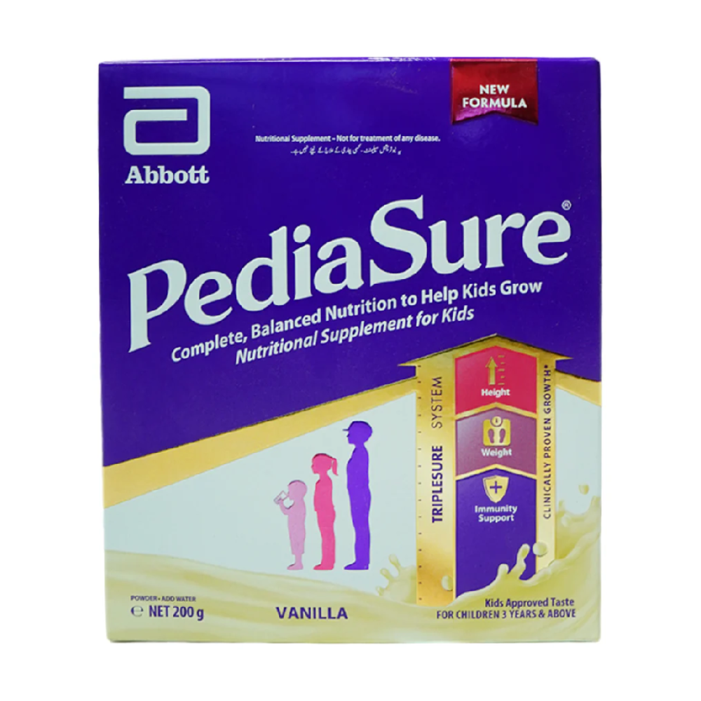 PEDIASURE VANILLA FOR CHILDREN 2-10 YEAR 200 GM Default Title - MamasJan Grocery