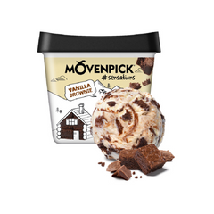 MOVENPICK ICE CREAM VANILLA BROWNIE 500 ML Default Title - MamasJan Grocery