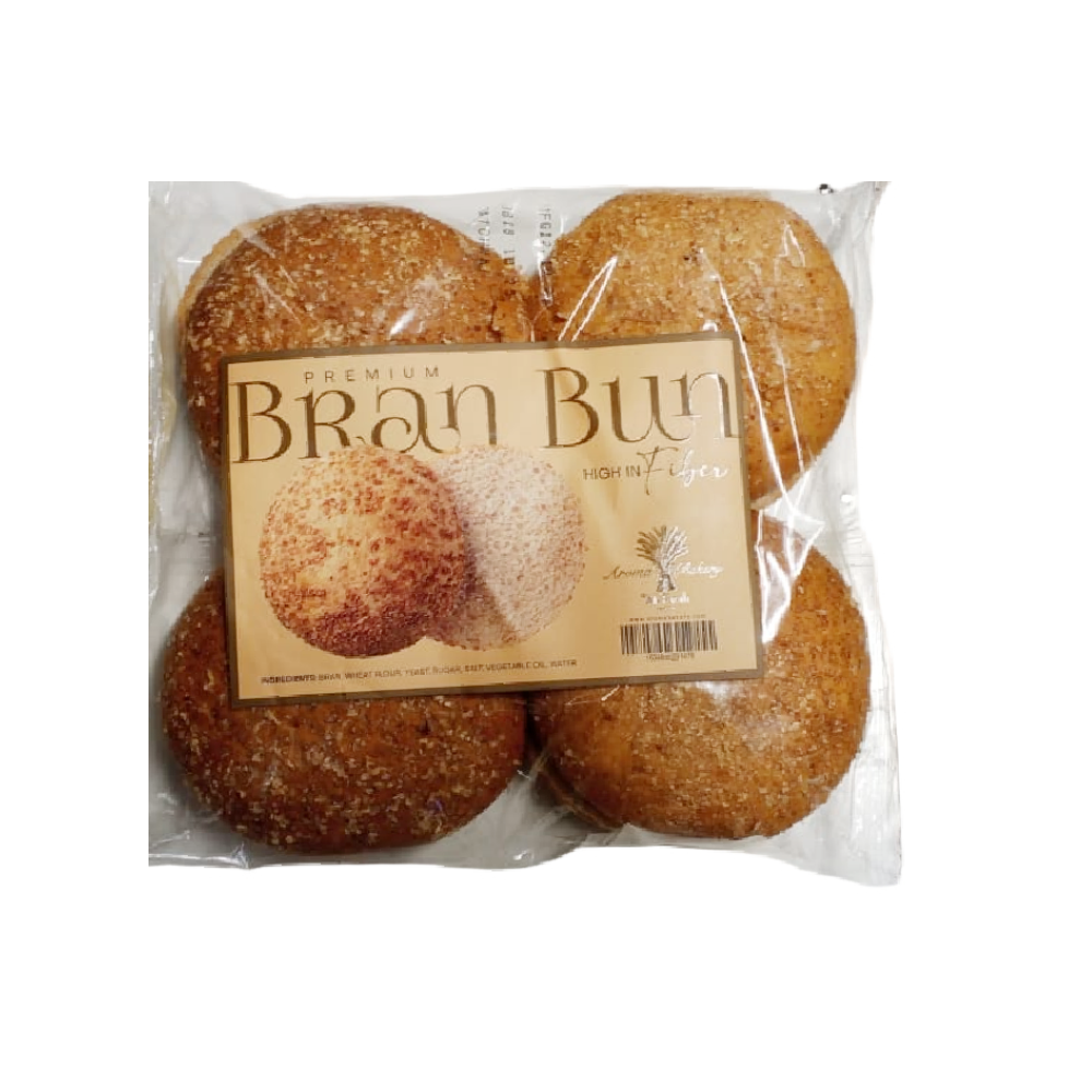 AROMA BRAN BURGER BUN 4PC Default Title - MamasJan Grocery