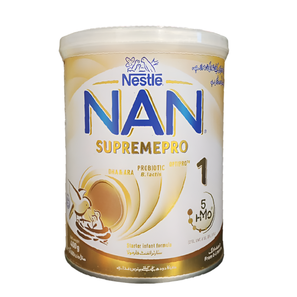NESTLE NAN 1 SUPREMEPRO MILK POWDER TIN 400 GM Default Title - MamasJan Grocery