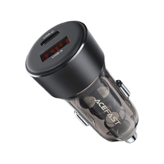 60W USB-C + USB-A Transparent Car Charger - MFI Approved Default Title - MamasJan Phone & Accessories