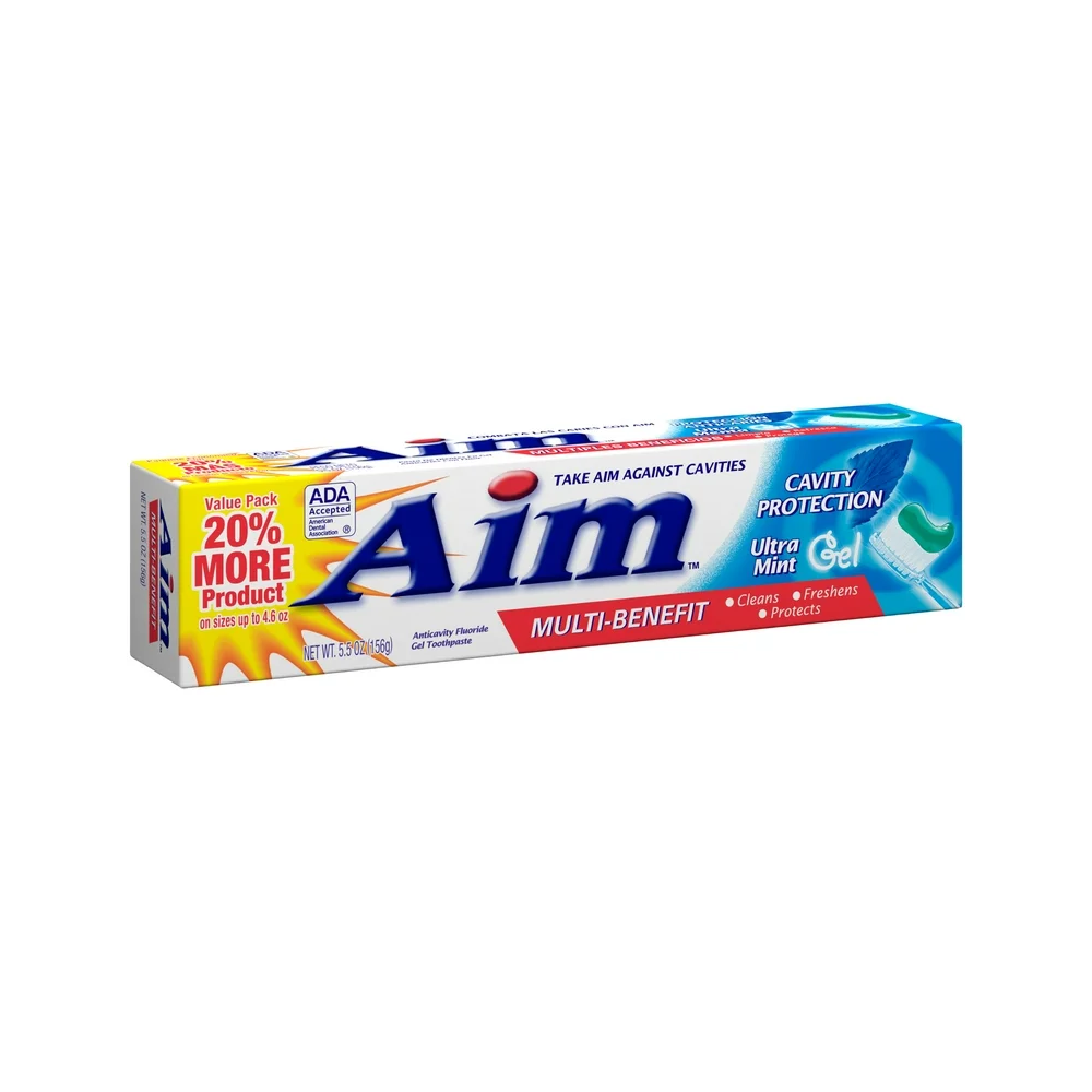 AIM TOOTH PASTE CAVITY PROTECTION ULTRA MINT 156 GM BASIC Default Title - MamasJan Grocery Nonfood