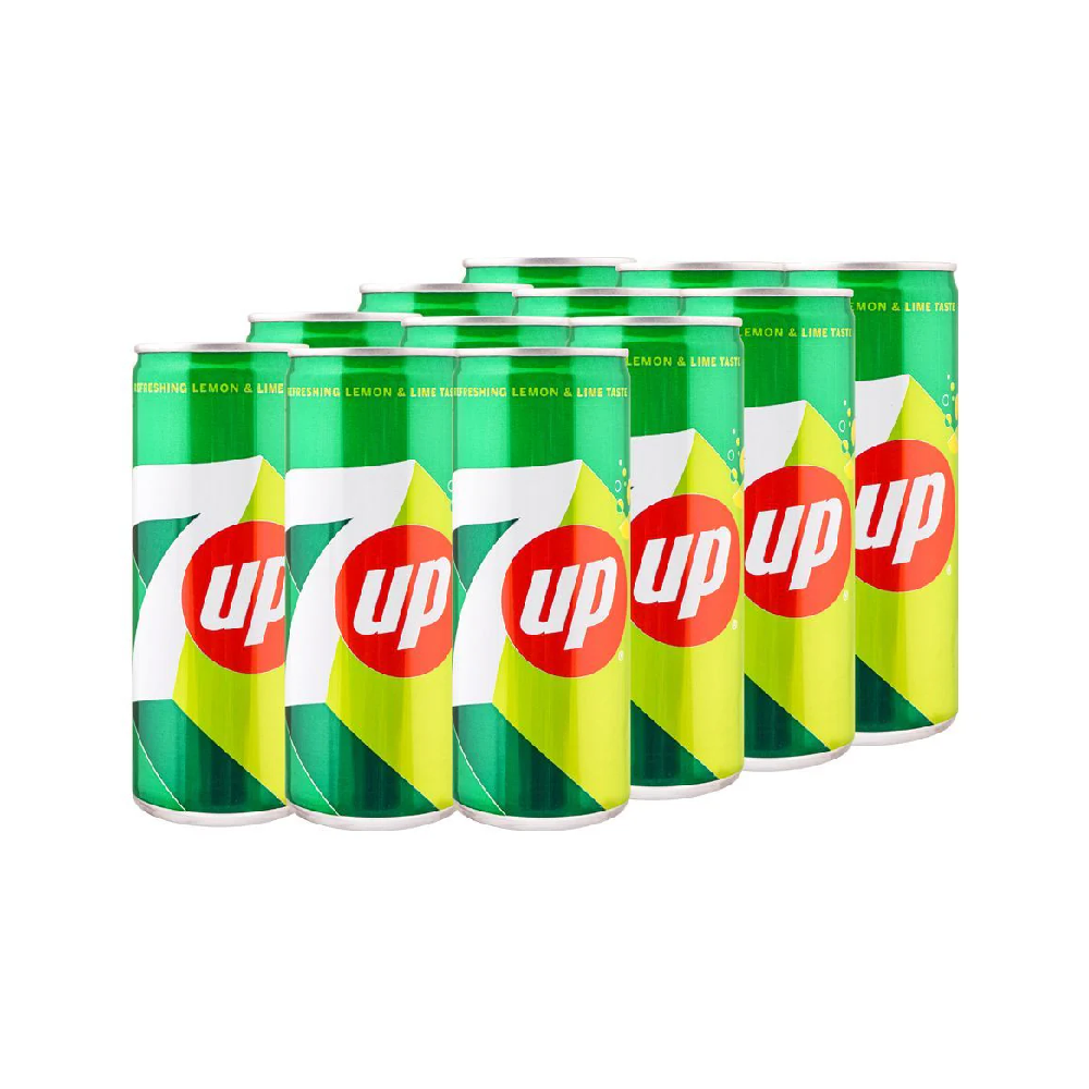 7 UP FREE LOCAL CAN 250 ML-CARTON 250ML X 12 - MamasJan Grocery