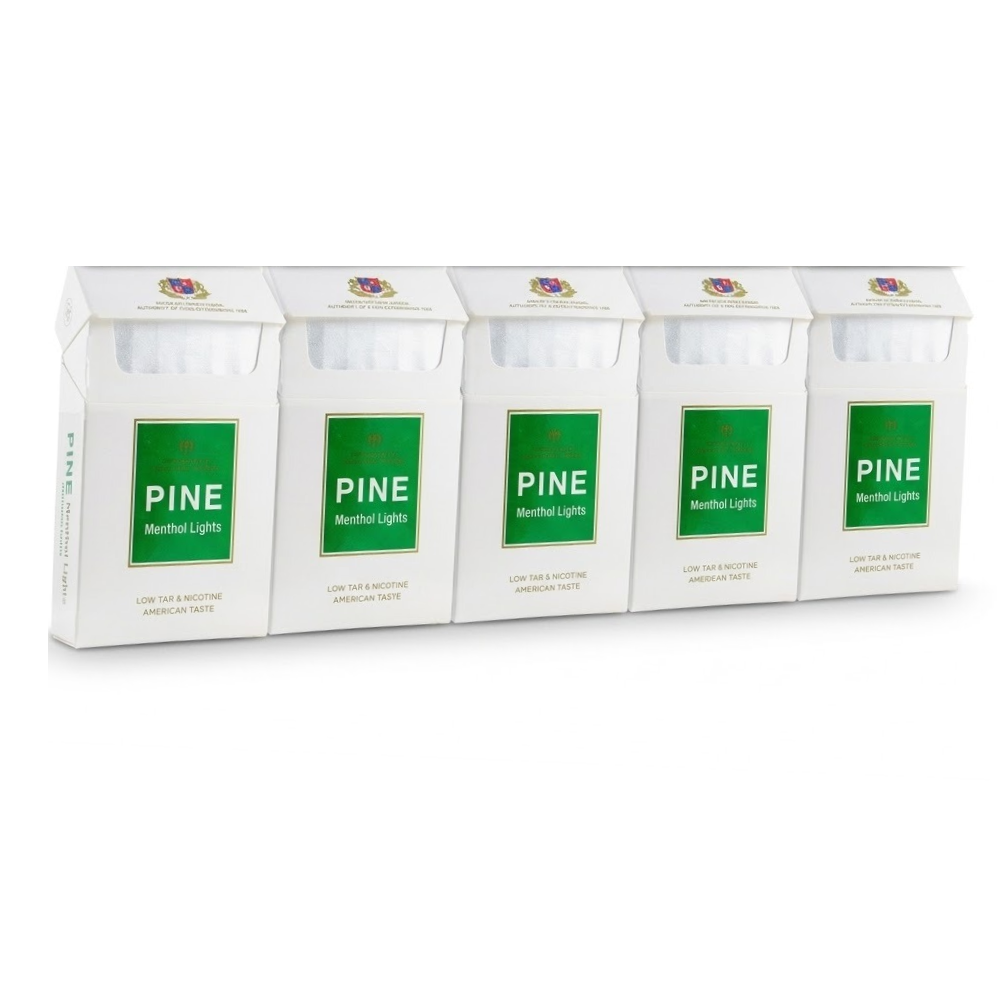 PINE PREMIUM MENTHOL CIGARETTE (Pack of 10) Default Title - MamasJan Tobacco Shop