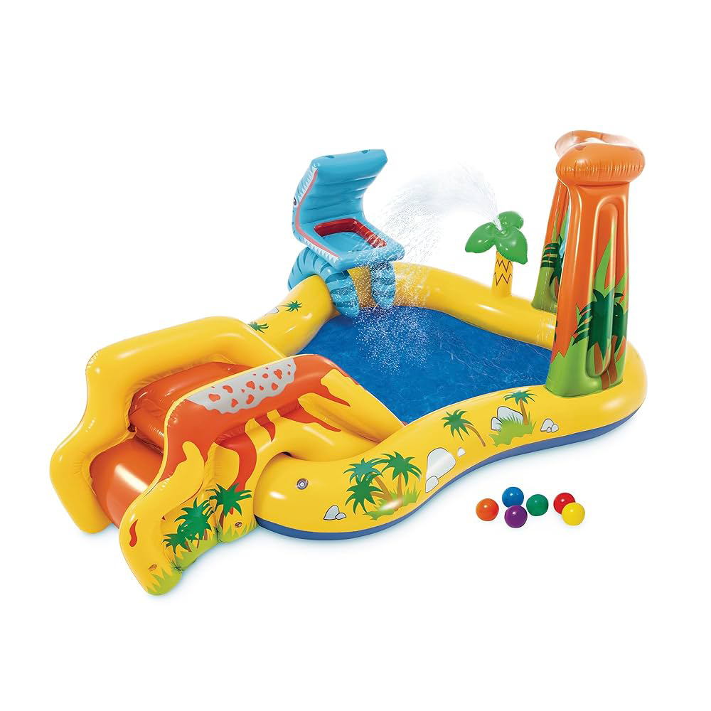57444NP INTEX SWIMMING POOL DINOSAUR PC Default Title - MamasJan Toys